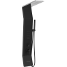 Mexen Yap panneau de douche, noir/chrome - 7612-02-77