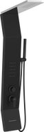 Mexen Yap panneau de douche, noir/chrome - 7612-02-77