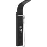 Mexen Borg panneau de douche, noir - 7615-03-70