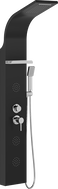 Mexen Borg panneau de douche, noir - 7615-03-70