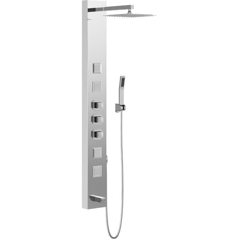 Mexen Orco panneau de douche, chrome - 7607-03-00
