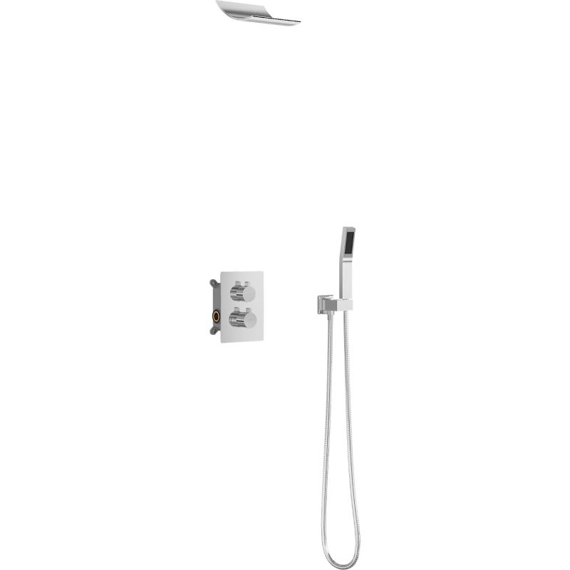 Mexen Salto ensemble de douche encastré, chrome - 7604-02-00