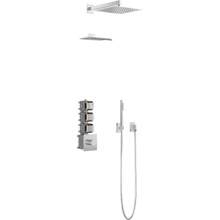 Mexen Boka ensemble de douche encastrable, chrome - 7603-03-00