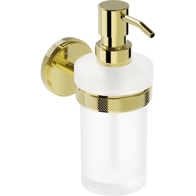 Mexen Gravo distributeur de savon, doré - 70A93058-50