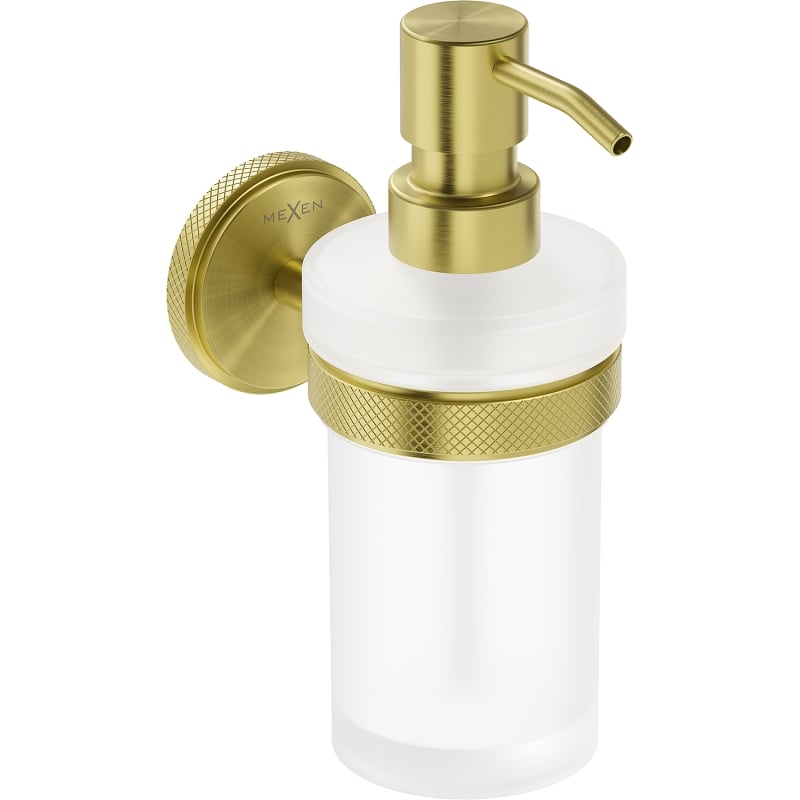 Mexen Gravo distributeur de savon, or brossé - 70A93058-55