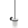 Mexen Gravo brosse de toilette, gris canon brossé - 70A93071-66