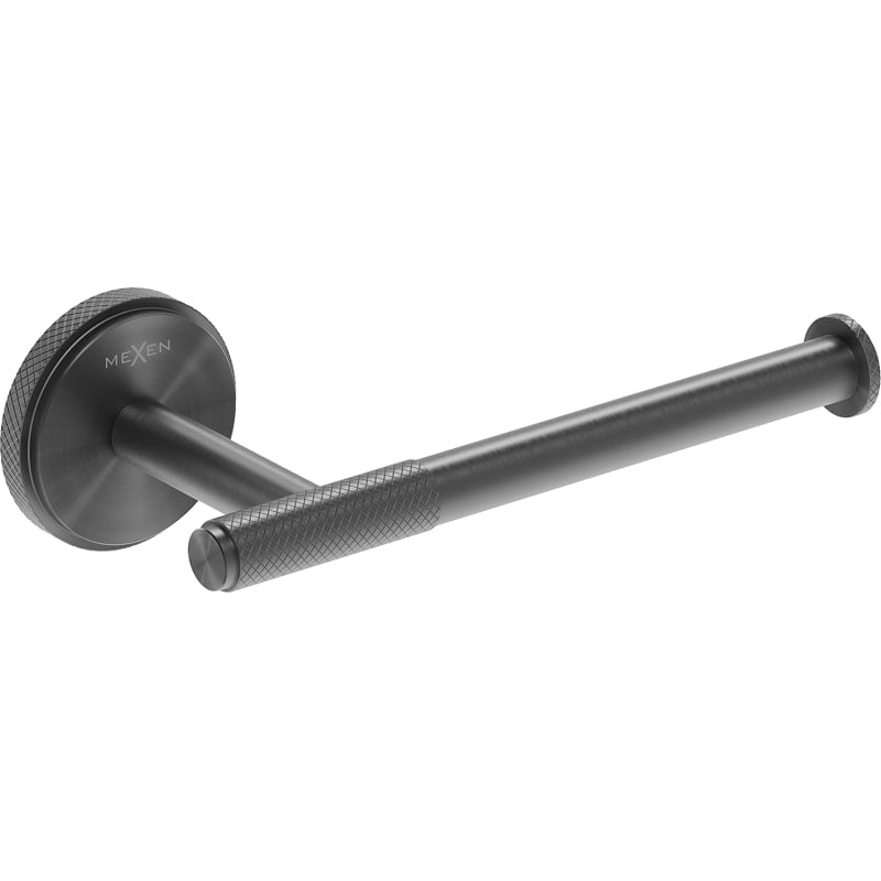 Mexen Gravo support de papier toilette, gris fusil brossé - 70A93025-66