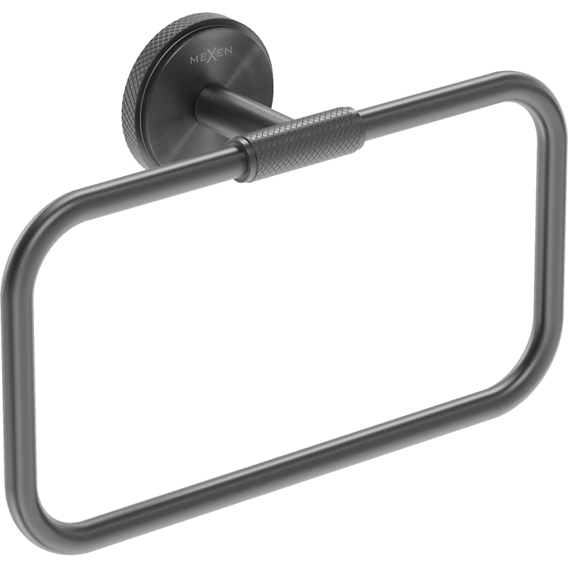Mexen Gravo porte-serviettes, gris canon brossé - 70A93031-66