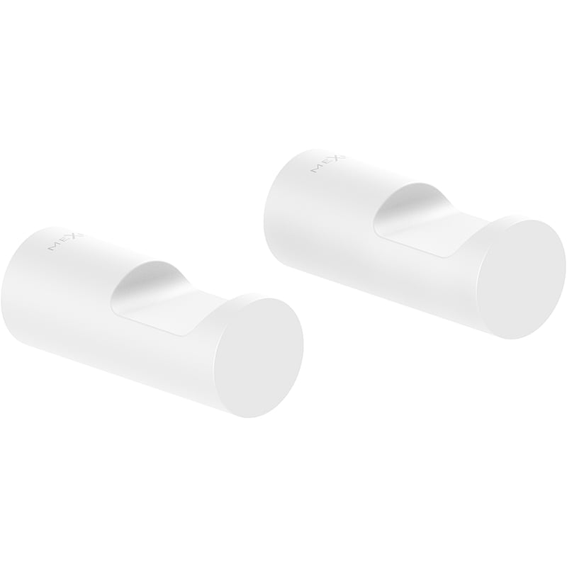 Mexen Loop crochet pour serviette (2 pcs), blanc - 70A71012-20