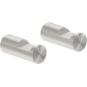 Mexen Loop crochet à serviette (2 pcs), nickel brossé - 70A71012-97