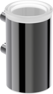 Mexen Loop porte-brosse à dents, chrome noir - 70A71051-73