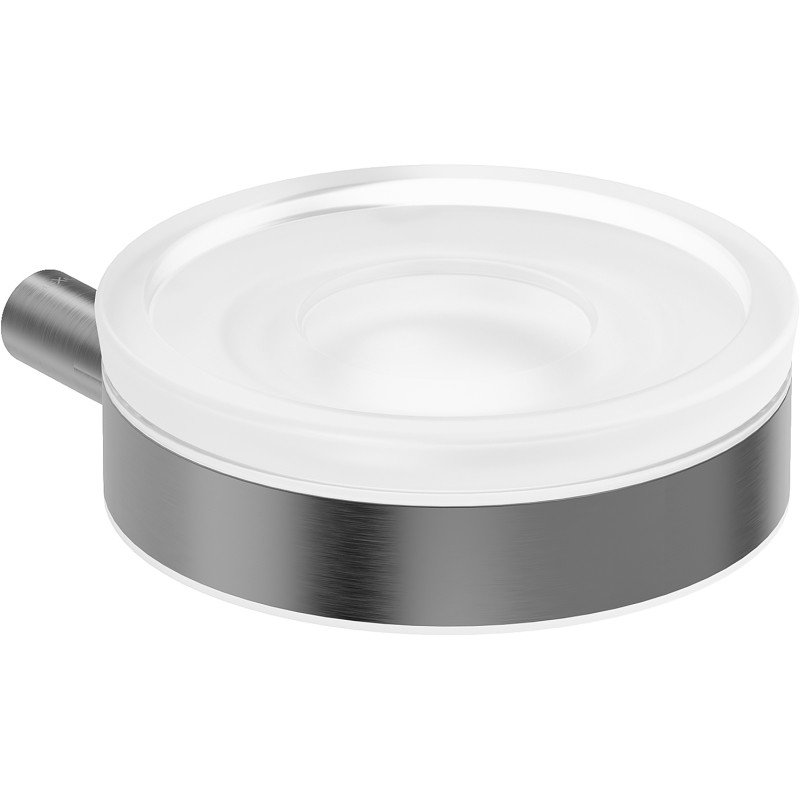 Mexen Loop support à savon, gris métallique brossé - 70A71055-66