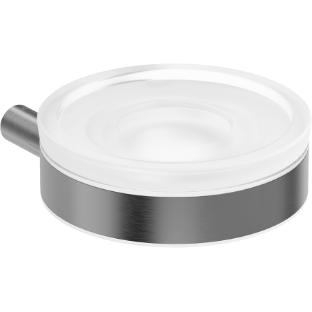 Mexen Loop support à savon, gris métallique brossé - 70A71055-66