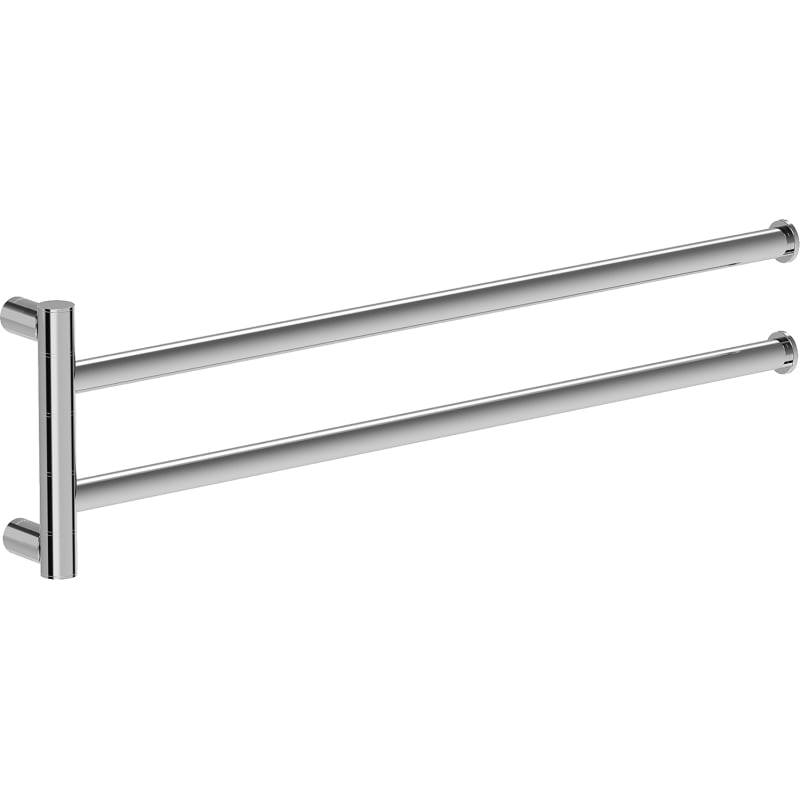Mexen Loop double porte-serviettes pivotant, chromé - 70A71049-00