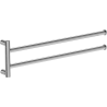 Mexen Loop double porte-serviettes pivotant, chromé - 70A71049-00