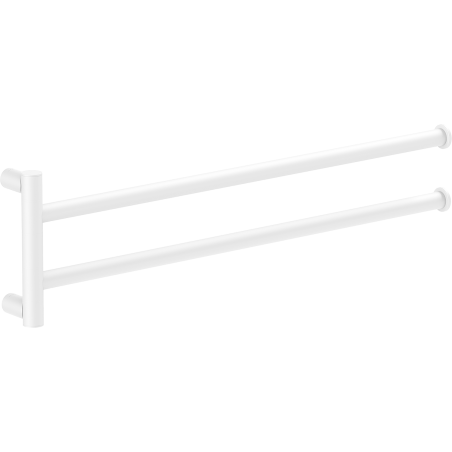 Mexen Loop double porte-serviettes pivotant, blanc - 70A71049-20