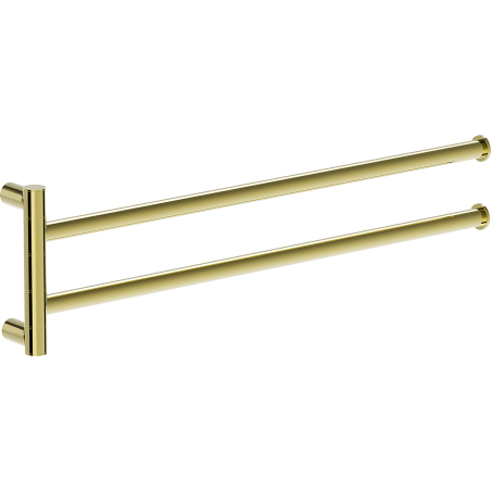 Mexen Loop double porte-serviettes pivotant, doré - 70A71049-50