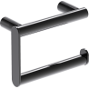Mexen Loop support papier toilette, chrome noir - 70A71023-73