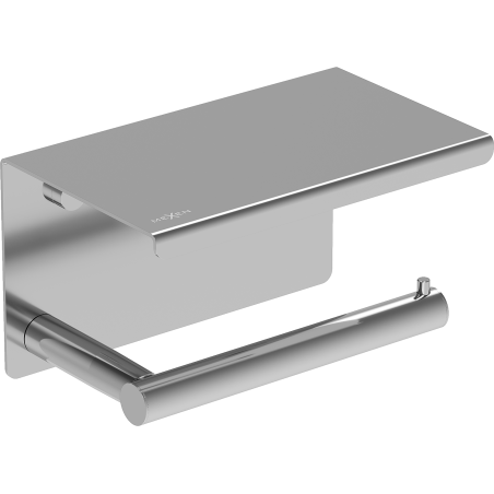 Mexen Loop support de papier toilette avec étagère, chromé - 70A71022-00