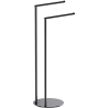 Mexen Loop porte-serviettes sur pied, chrome noir - 70A71096-73