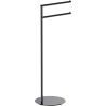 Mexen Loop porte-serviette sur pied, chrome noir - 70A71097-73