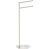 Mexen Loop porte-serviettes sur pied, nickel brossé - 70A71097-97