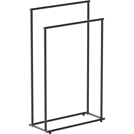 Mexen Loop porte-serviette sur pied, chrome noir - 70A71098-73