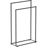 Mexen Loop porte-serviette sur pied, chrome noir - 70A71098-73