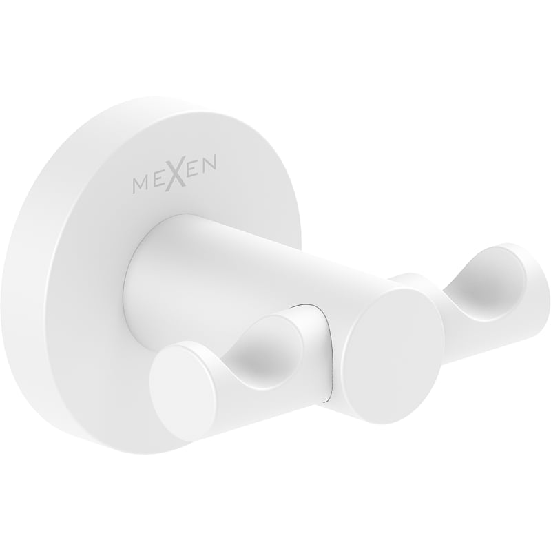 Mexen Ovio crochet double pour serviette, blanc - 70A19512-20