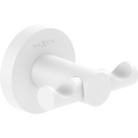 Mexen Ovio crochet double pour serviette, blanc - 70A19512-20
