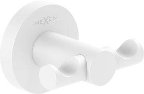Mexen Ovio crochet double pour serviette, blanc - 70A19512-20