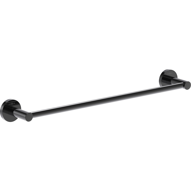 Mexen Ovio porte-serviettes, chrome noir - 70A19543-73