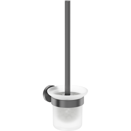Mexen Ovio brosse de toilette, gris pistolet brossé - 70A19571-66