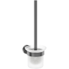 Mexen Ovio brosse de toilette, gris pistolet brossé - 70A19571-66