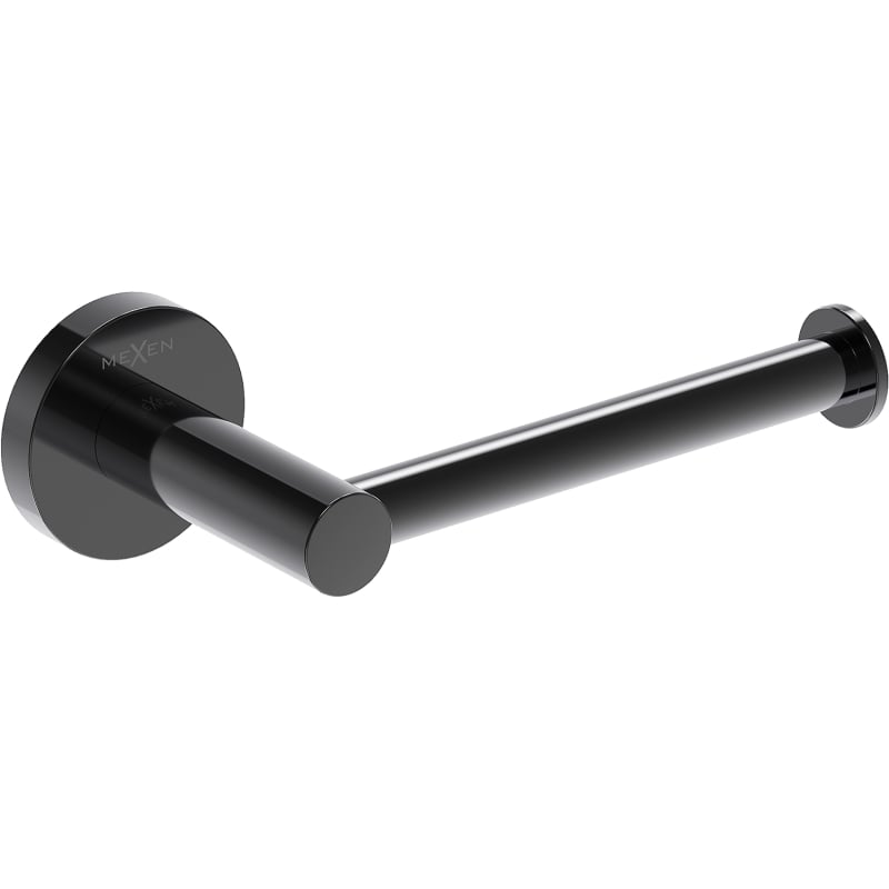 Mexen Ovio porte-papier toilette, chrome noir - 70A19525-73