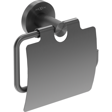 Mexen Ovio support pour papier toilette, gris canon brossé - 70A19521-66