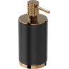 Mexen Triv distributeur de savon sur pied, noir/or rose - 70A33059-60B