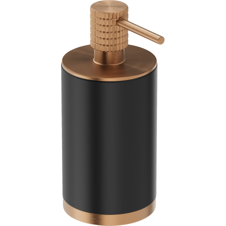 Mexen Triv distributeur de savon sur pied, noir/cuivre brossé - 70A33059-65B