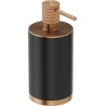 Mexen Triv distributeur de savon sur pied, noir/cuivre brossé - 70A33059-65B