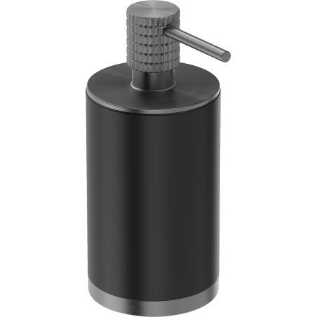 Mexen Triv distributeur de savon sur pied, noir/gris canon brossé - 70A33059-66B