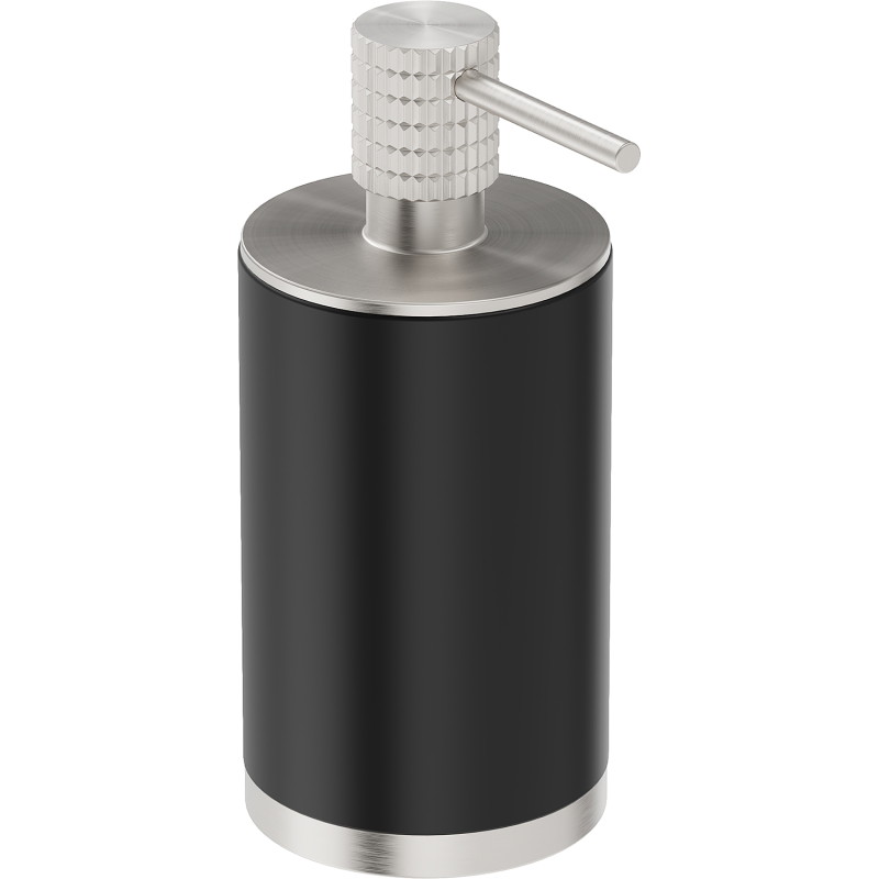 Mexen Triv distributeur de savon sur pied, noir/nikel brossé - 70A33059-97B