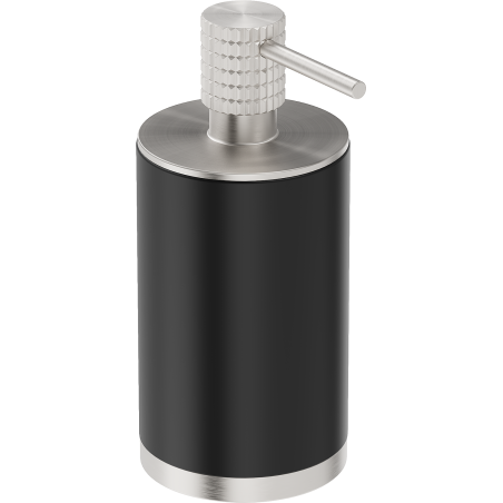 Mexen Triv distributeur de savon sur pied, noir/nikel brossé - 70A33059-97B