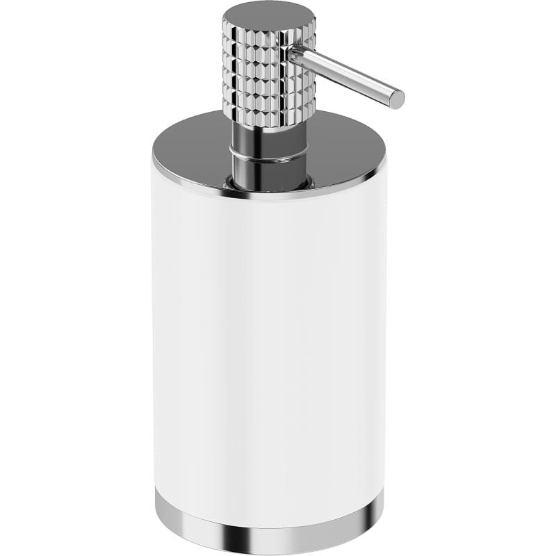 Mexen Triv distributeur de savon sur pied, blanc/chrome - 70A33059-00W