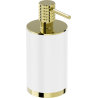 Mexen Triv distributeur de savon sur pied, blanc/doré - 70A33059-50W