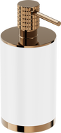 Mexen Triv distributeur de savon debout, blanc/or rose - 70A33059-60W