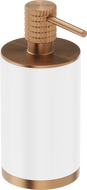 Mexen Triv distributeur de savon debout, blanc/cuivre brossé - 70A33059-65W