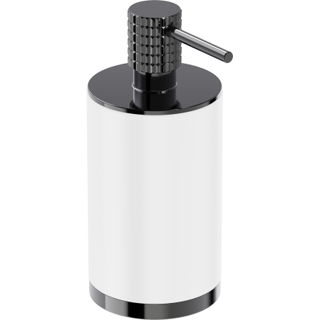 Mexen Triv distributeur de savon à poser, blanc/chrome noir - 70A33059-73W