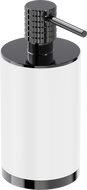 Mexen Triv distributeur de savon à poser, blanc/chrome noir - 70A33059-73W