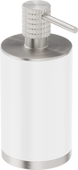 Mexen Triv distributeur de savon sur pied, blanc/nickel brossé - 70A33059-97W
