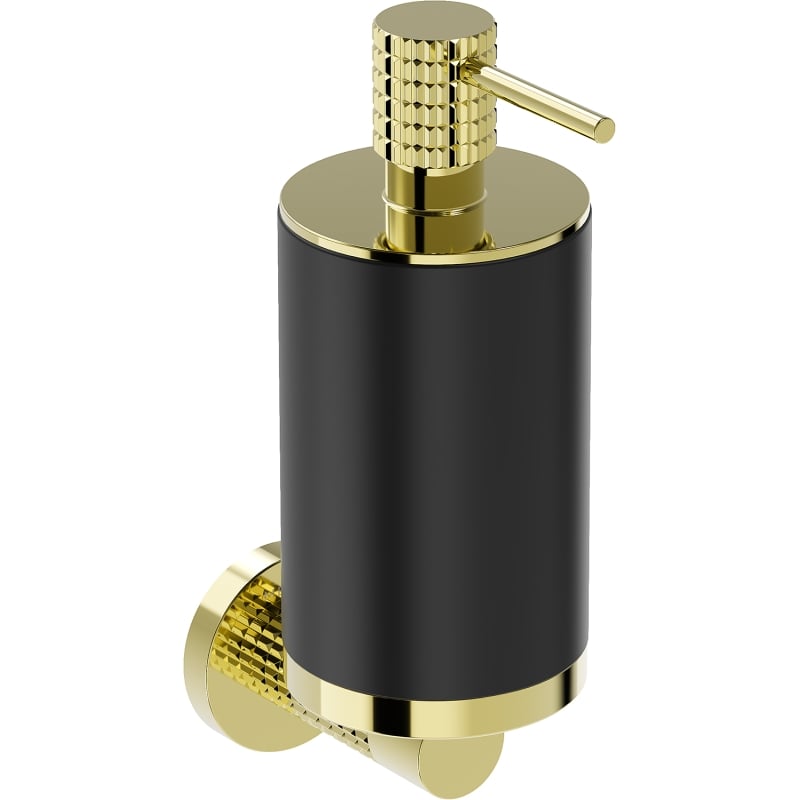 Mexen Triv distributeur de savon, noir/doré - 70A33058-50B